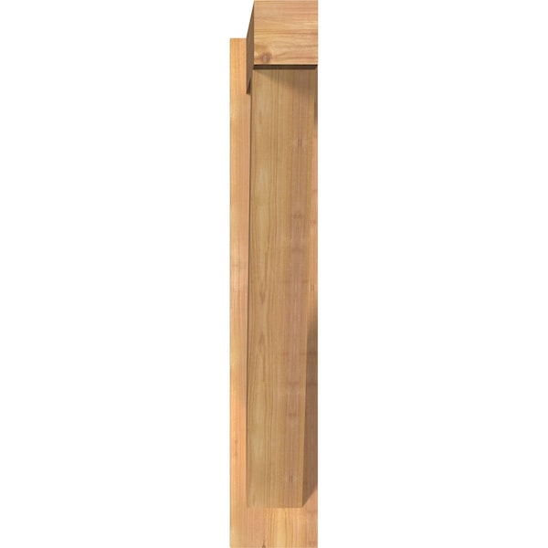 Traditional Block Smooth Outlooker, Western Red Cedar, 5 1/2W X 28D X 32H